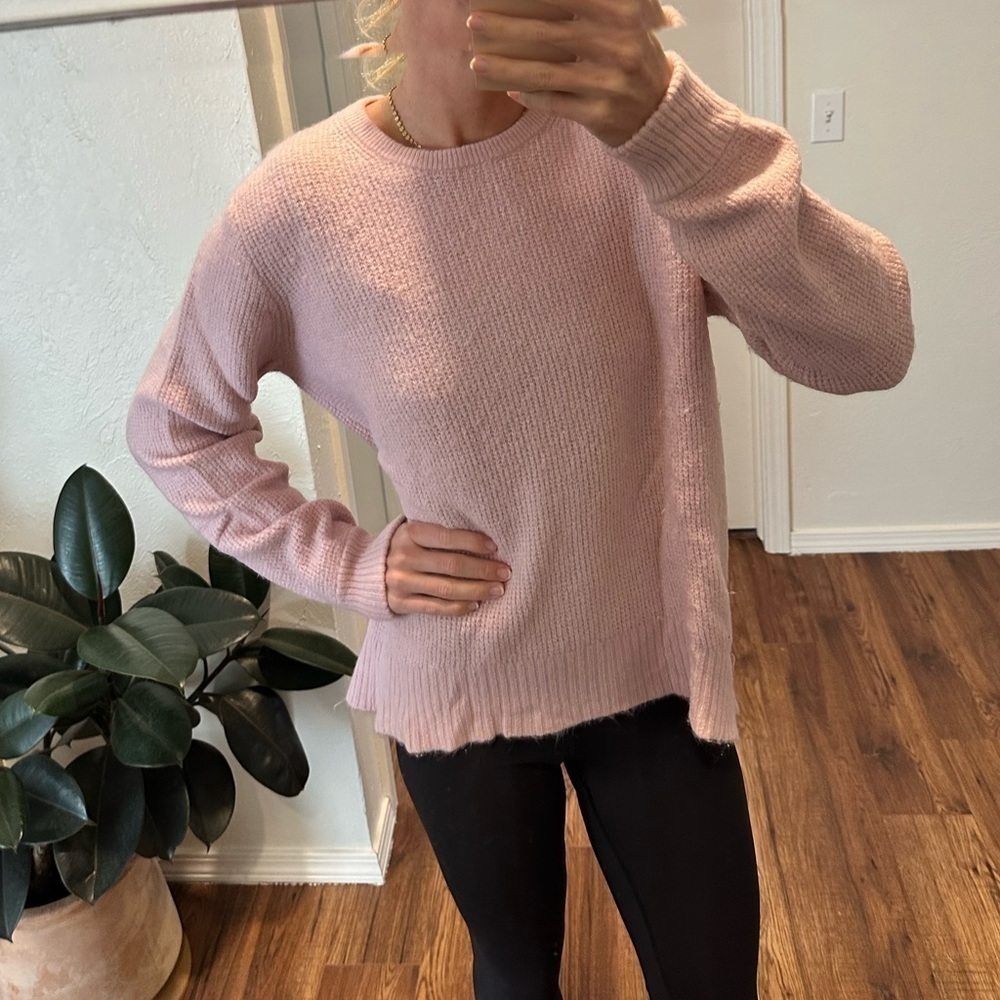 🌟SALE🌟 JCrew pink sweater size large​​​​​​